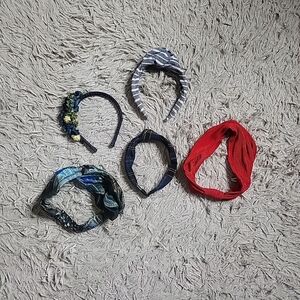 Headband Bundle Lot Womens Hair Accessories Plaid Twist Knot Boho Fabic Vintage